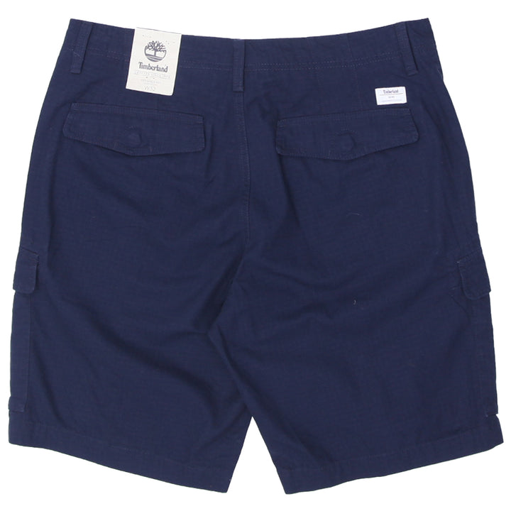 Mens Timberland Relaxed Fit Ripstop Cargo Shorts Navy