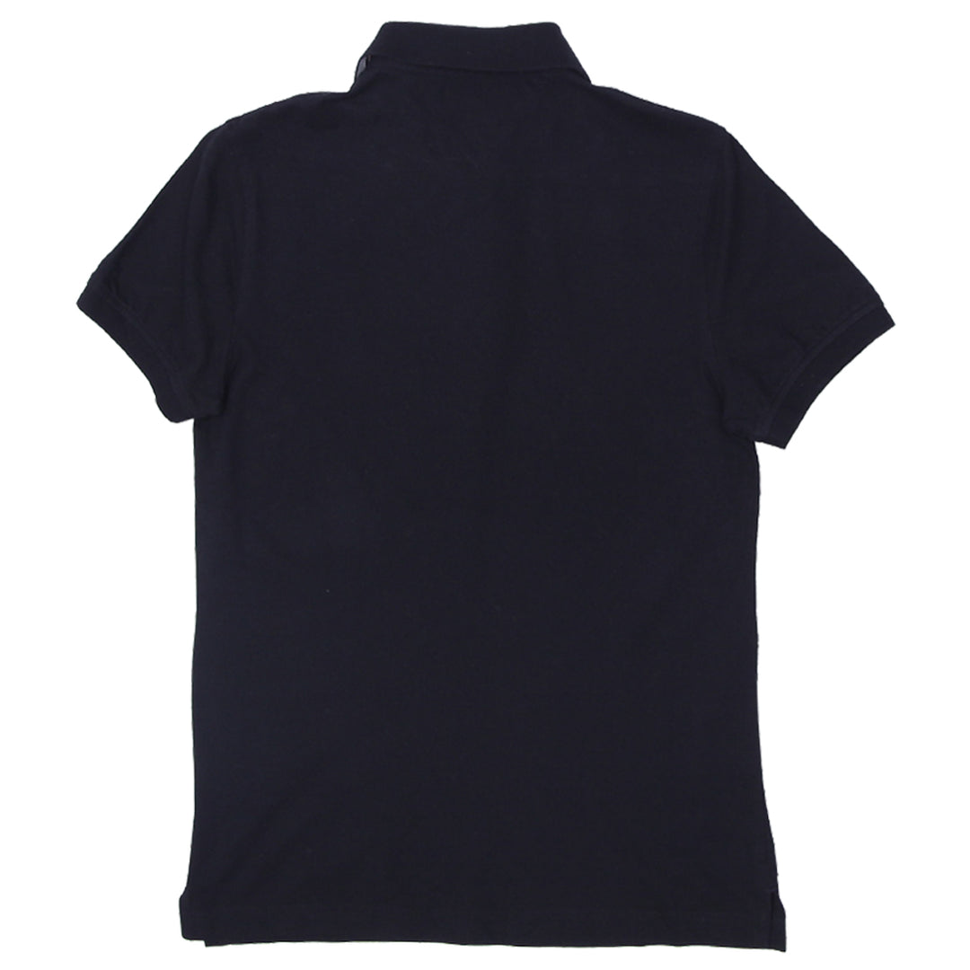 Mens Tommy Hilfiger Slim Fit Black Polo T-Shirt