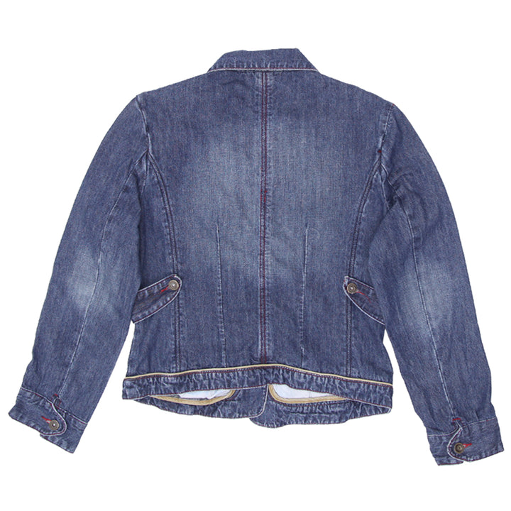 Y2K Tristan & Isuet Floral Detailed Embroidered Denim Jacket