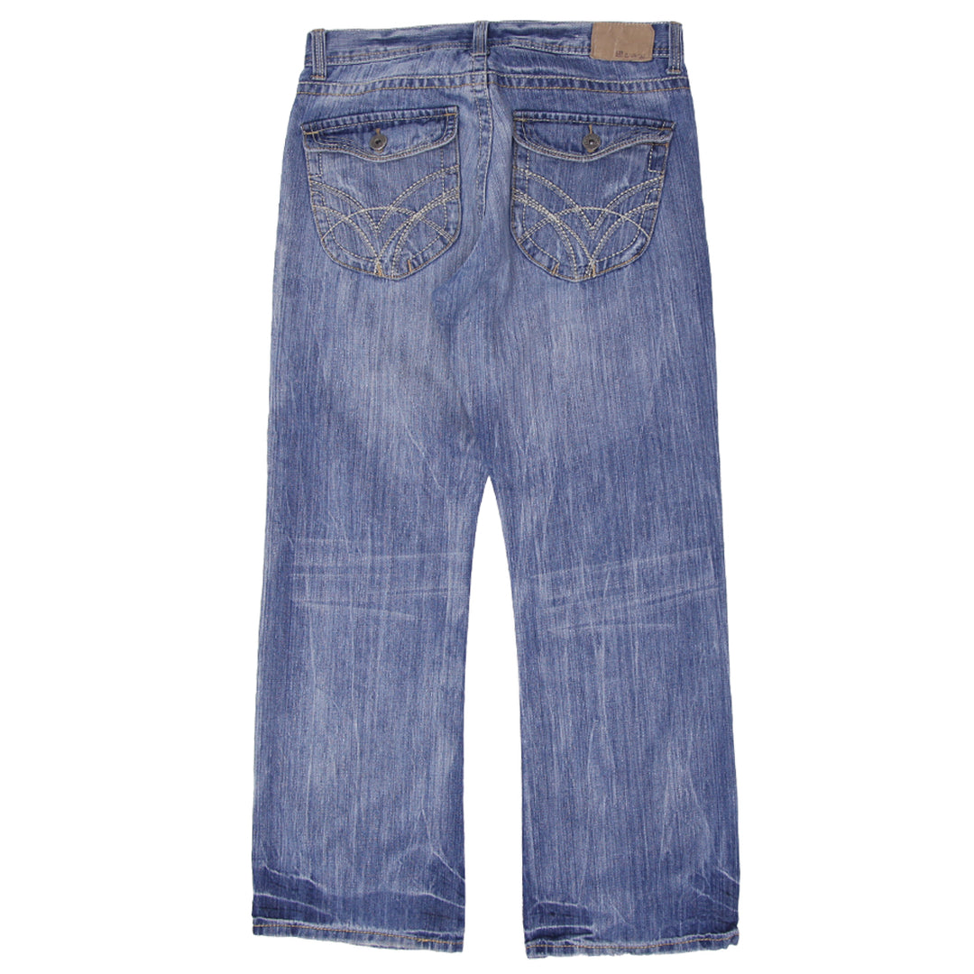 Mens Y2K Carbon Straight Jeans