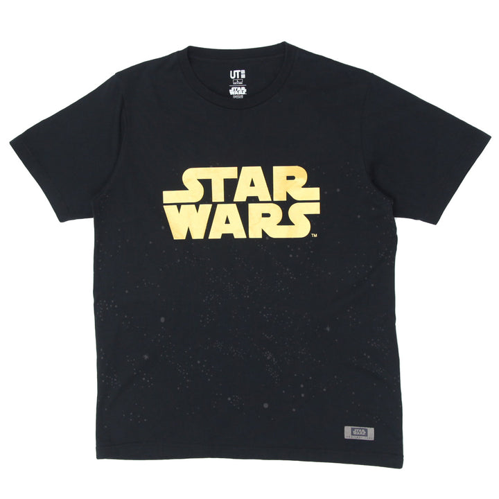 Mens UniQlo Star Wars The Last Jedi Black T-Shirt