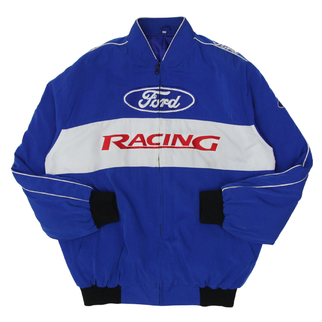 Vintage Ford Racing Full Zip Jacket Fashion Rerun Vintage