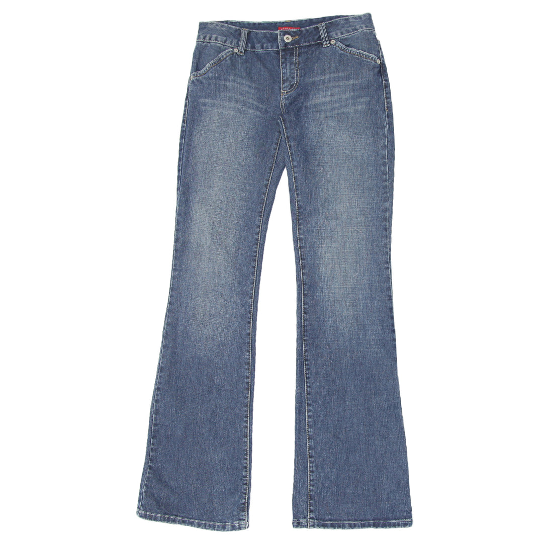 Y2K Smart Set Washed Flare Jeans
