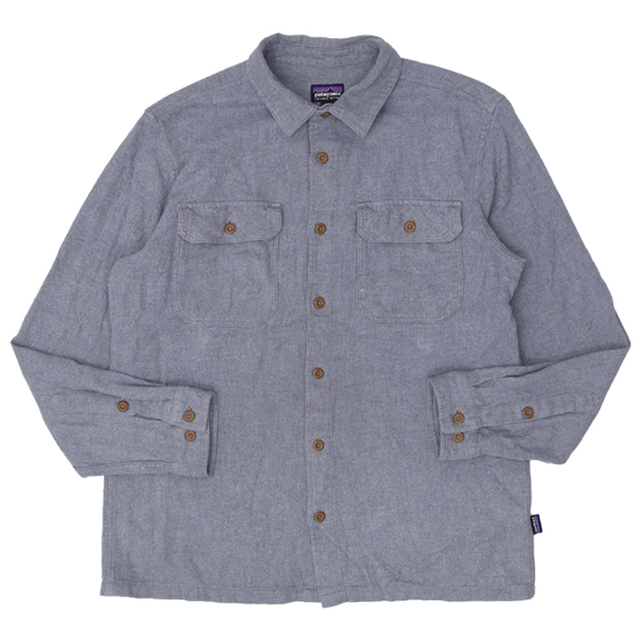 Mens Patagonia Gray Flannel Shirt