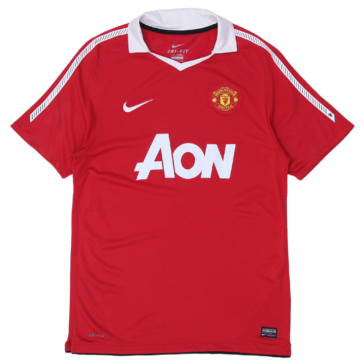 Mens Nike 2010-2011 Manchester United Home Football Jersey