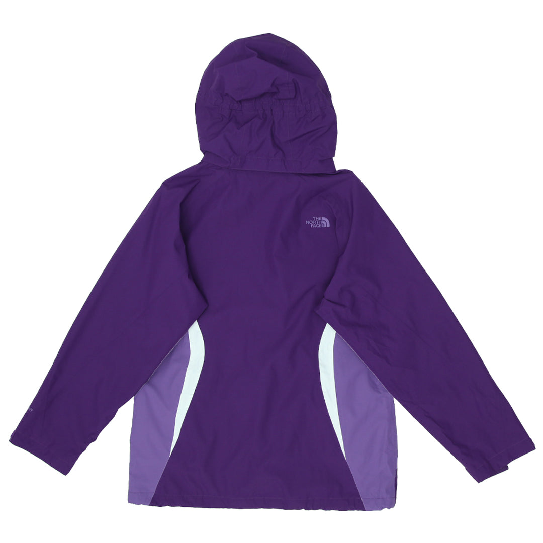 Girls Youth The North Face HyVent Full Zip Hooded Purple Jacket