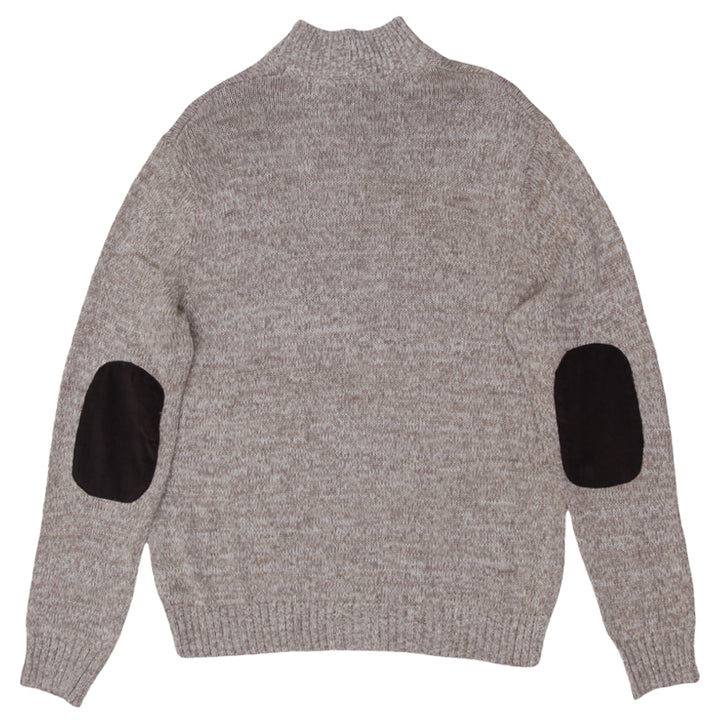 Mens Chaps Button High Neck Sweater