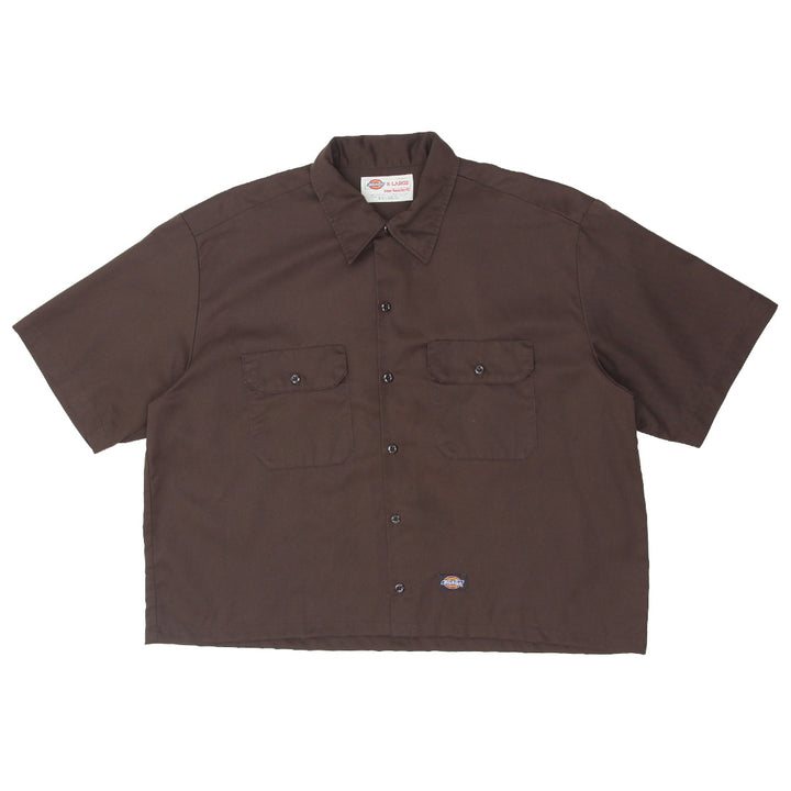 Mens Dickies Customize Crop Short Sleeve Shirt