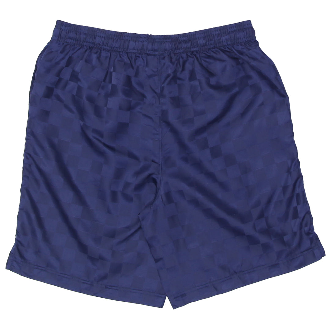 Boys Youth Umbro Checkerboard Shorts Navy Shorts