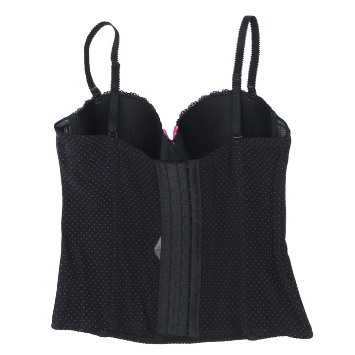 Ladies Black Dotted Mesh Corset