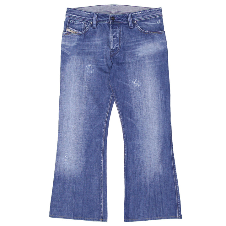 Mens Diesel Industry Button Fly Straight Jeans