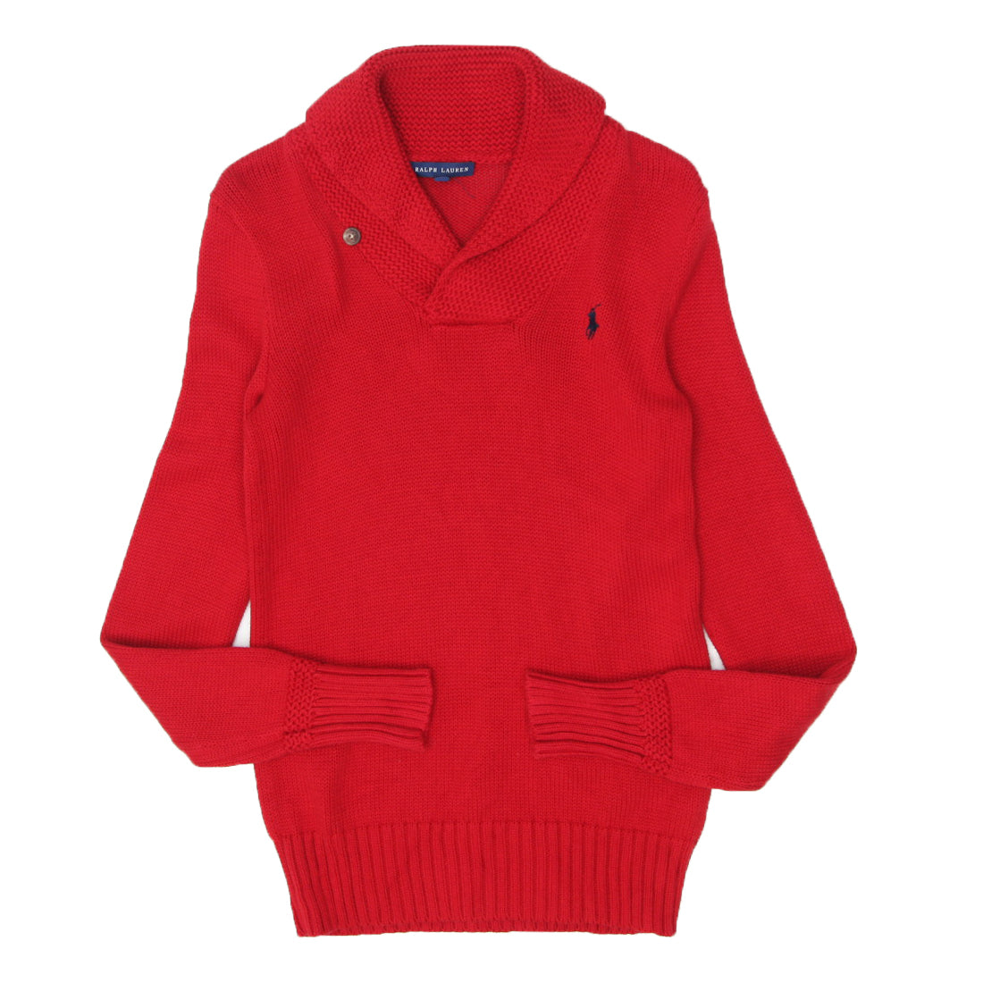 Ladies Ralph Lauren Red Long Sleeve Sweater
