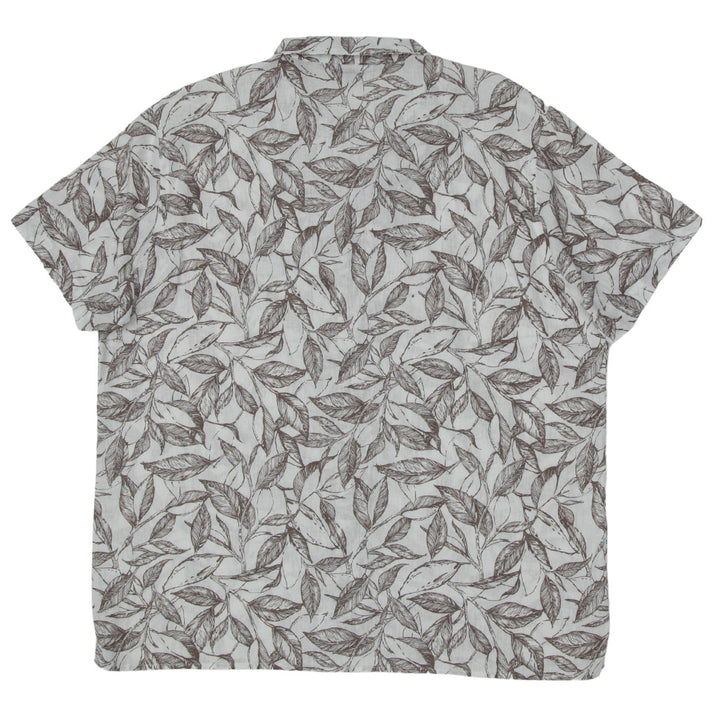 Mens Mountain Ridge Leaf Print Shirt