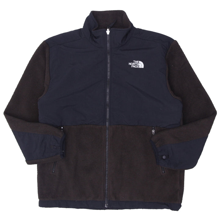 Mens The North Face Fleece Denali Jacket Brown / Black