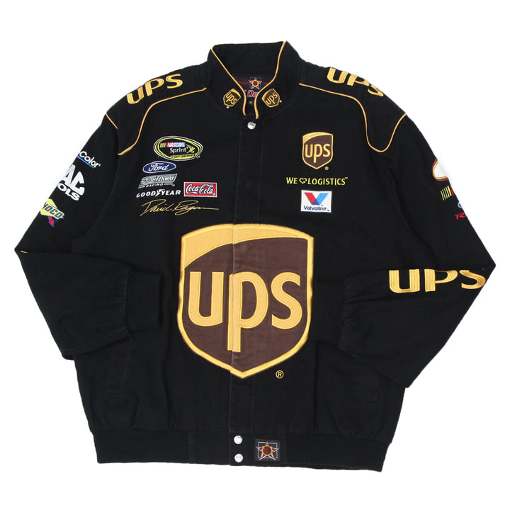 Mens JH Design UPS Nascar Racing Jacket