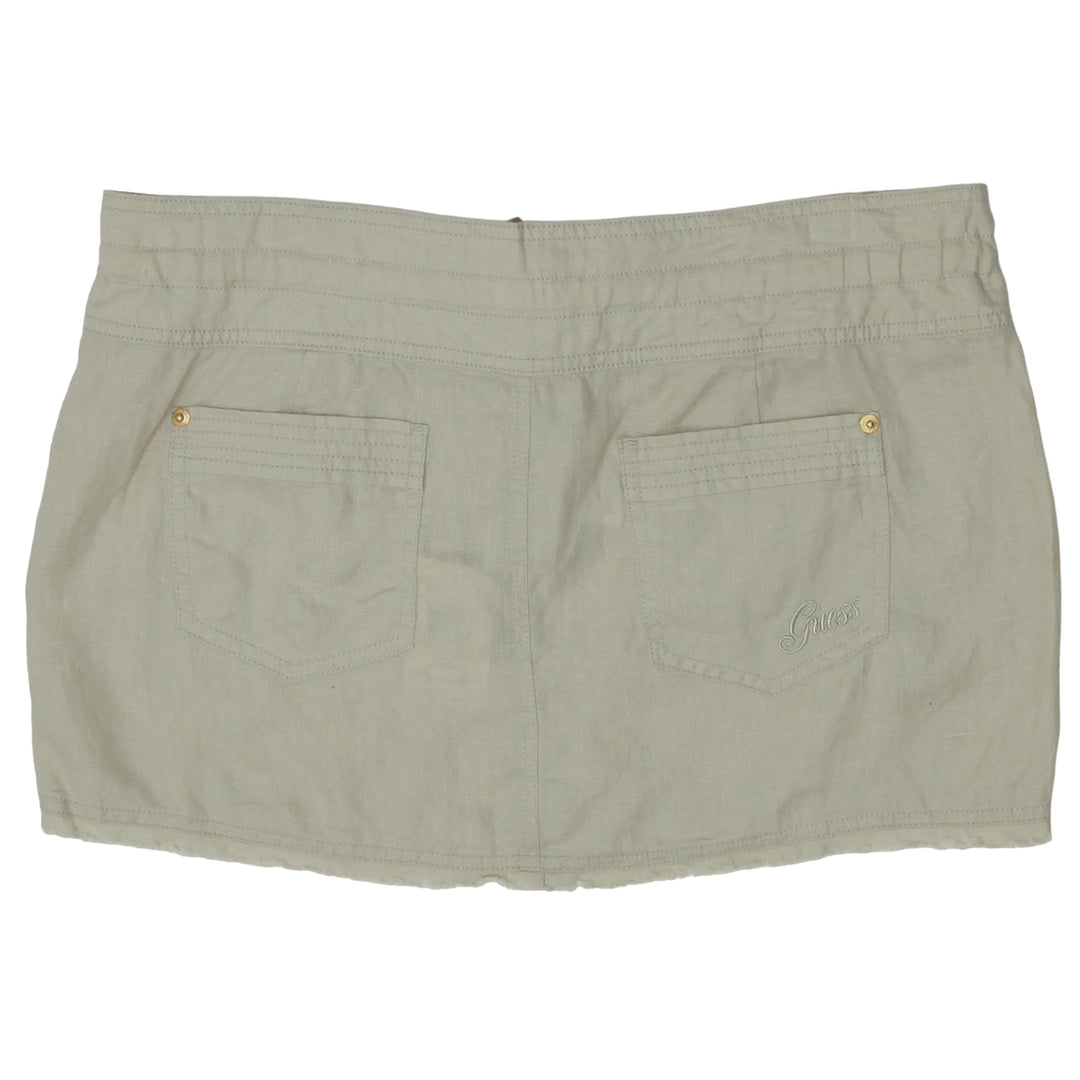 Ladies Guess Linen Mini Skirt