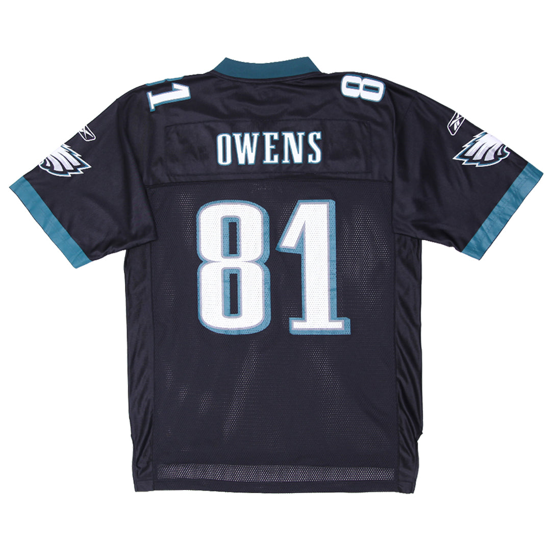 Mens NFL Philadelphia Eagles Owens 81 Football Jersey