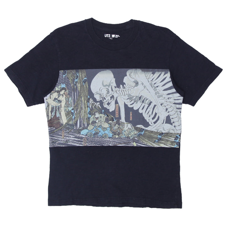 Mens Uniqlo Museum of Arts Boston Skeleton T-Shirt