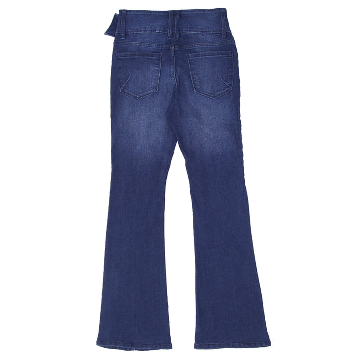 Ladies Jeaniologie Mid-Rise Flare Stretch Jeans