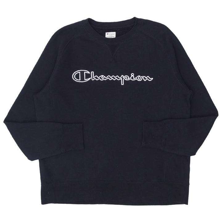 Mens Champion Black Crewneck Sweatshirt