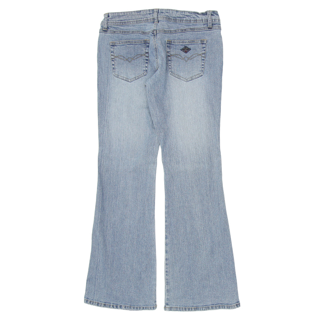 Y2K Angels Stone Detail Bootcut Jeans