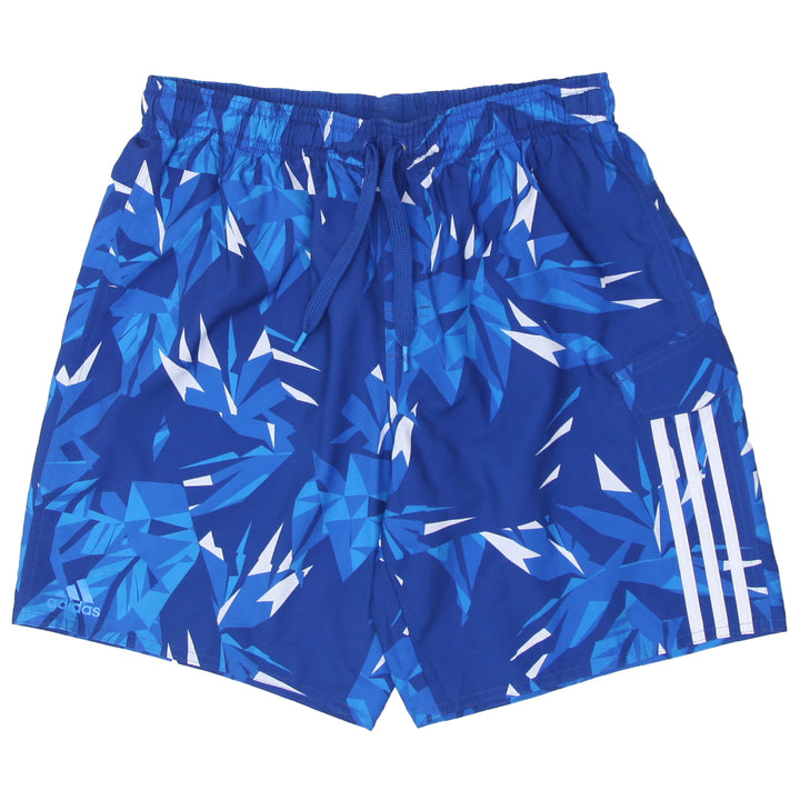 Mens Adidas Blue/White Swim Shorts