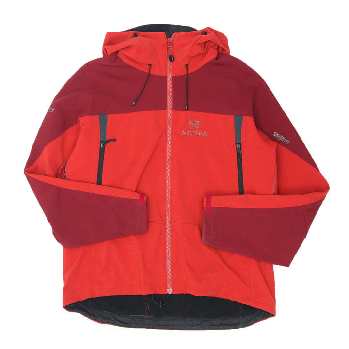 Mens Arc'teryx Full Zip Hooded Windstopper Jacket