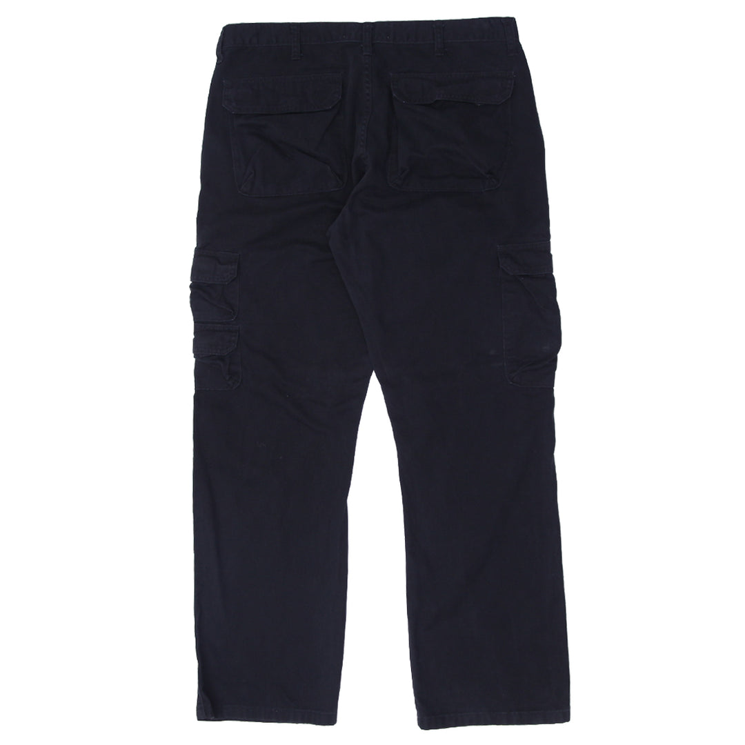 Mens Wrangler Black Cargo Pants