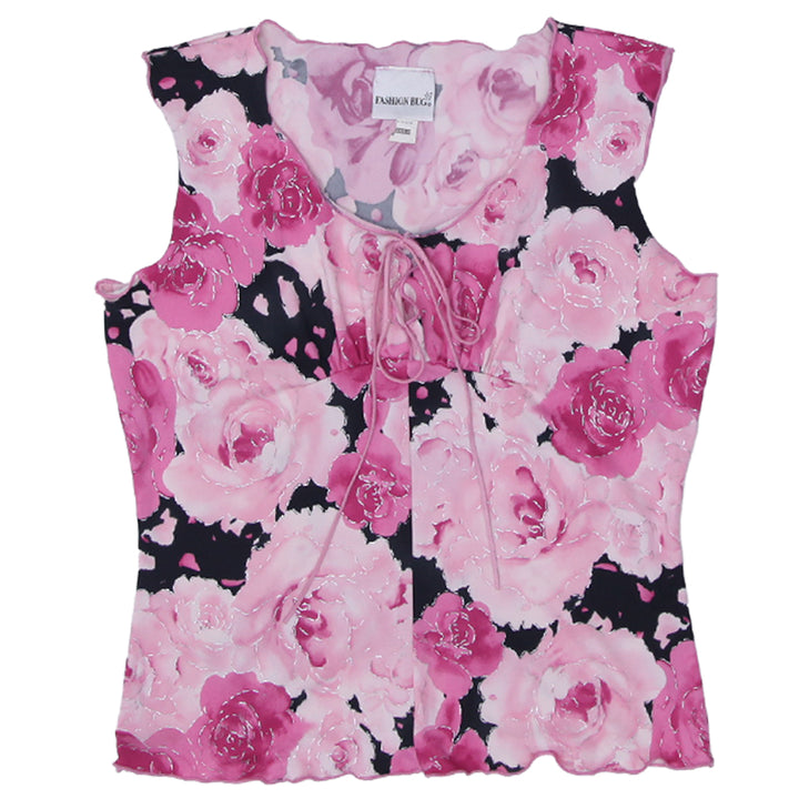 Y2K Floral Sleeveless Top