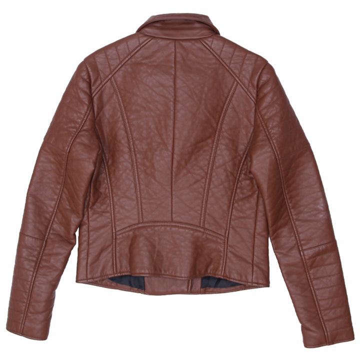 Ladies Marc New York Brown Leather Jacket