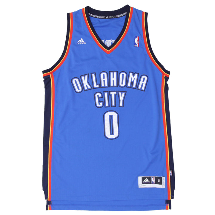 Mens Adidas Oklahoma City Westbrook 0 Basketball Jersey