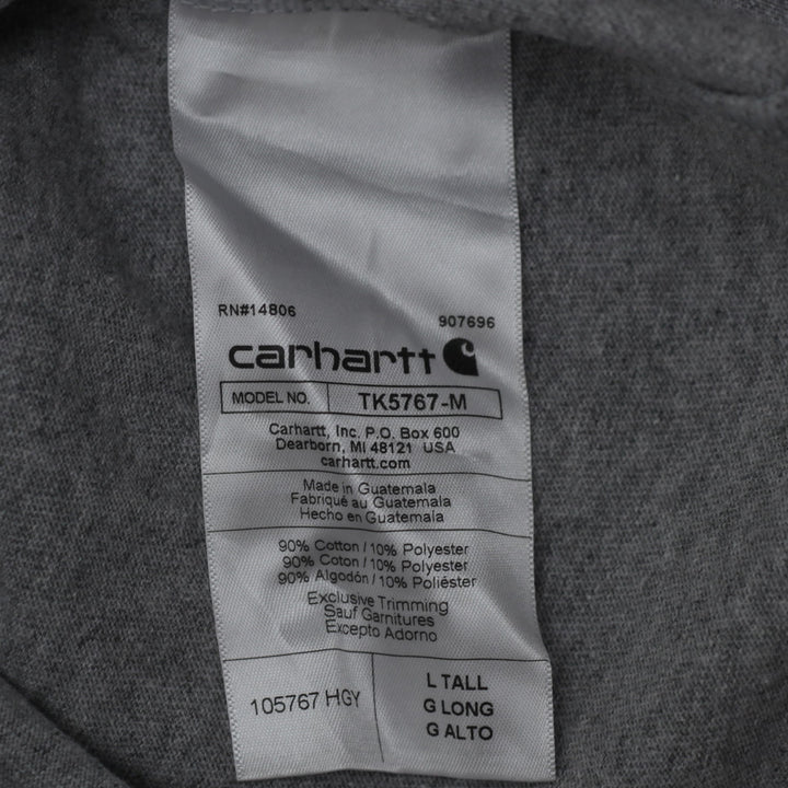 Mens Carhartt Relaxed Fit Pocket T-Shirt Gray