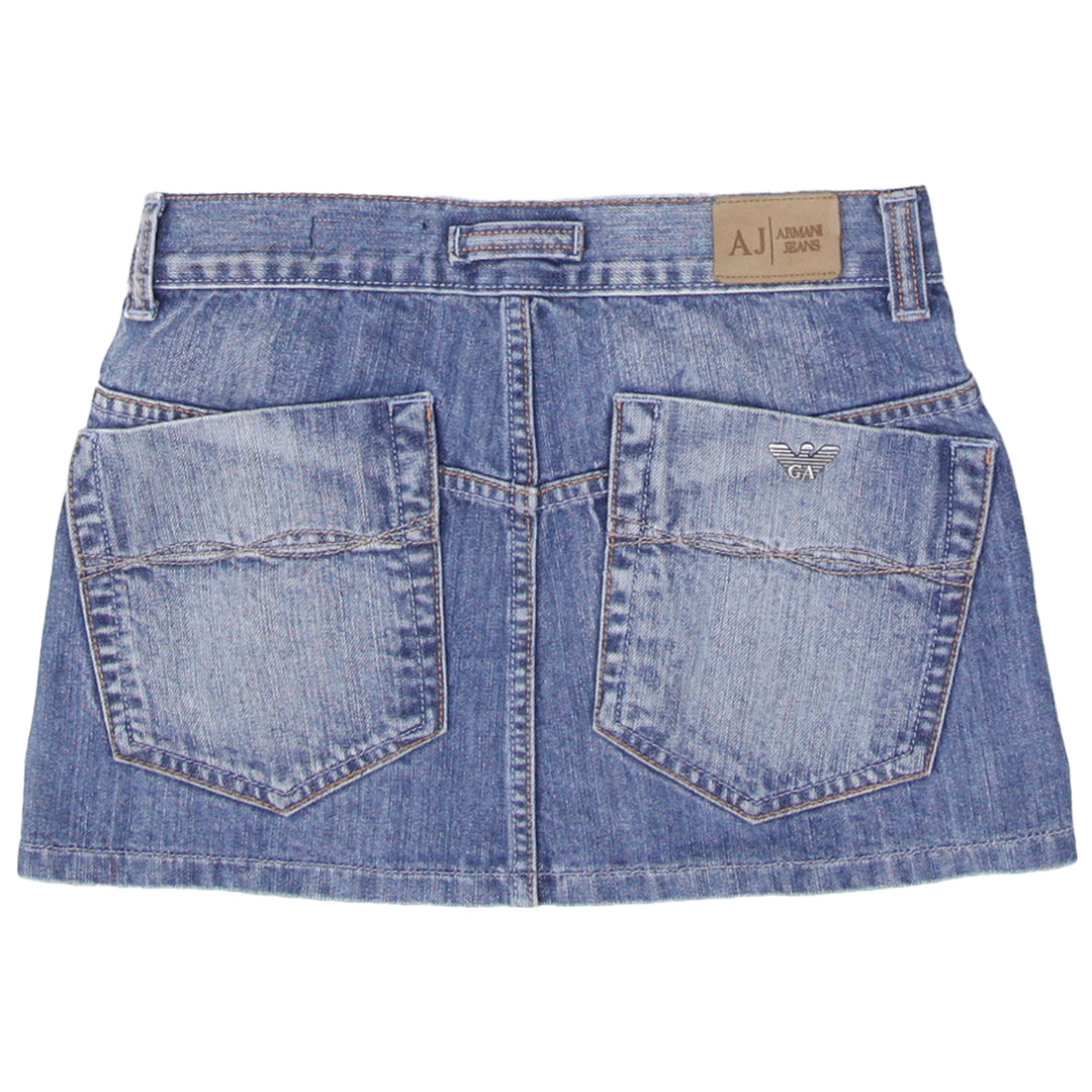 Y2K Armani Jeans Denim Mini Skirt