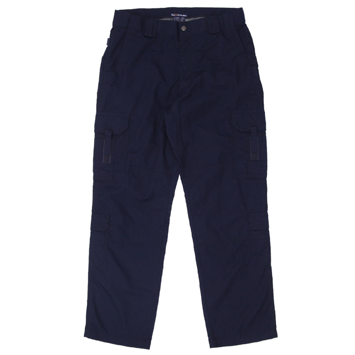 Mens 5.11 Tactical Series Ripstop Cargo Pants Navy Blue