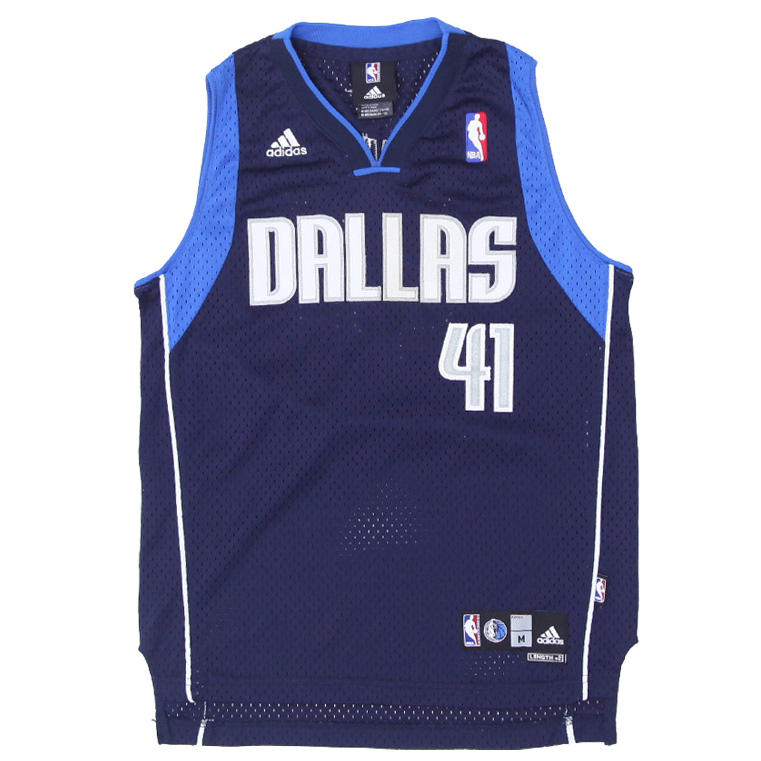 Boys Youth Adidas NBA Dallas Mavericks Nowitzki 41 Jersey