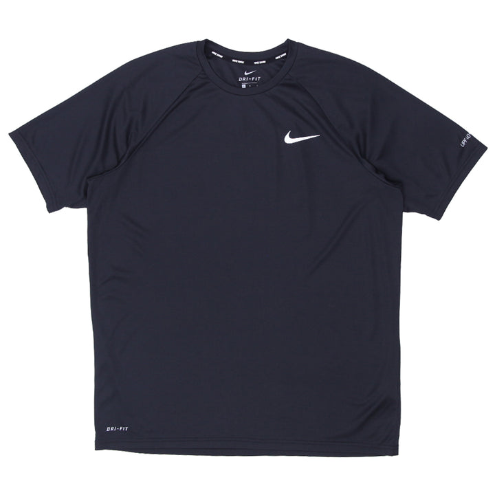 Mens Nike Dri-Fit UPF + 40 Swim T-Shirt Black