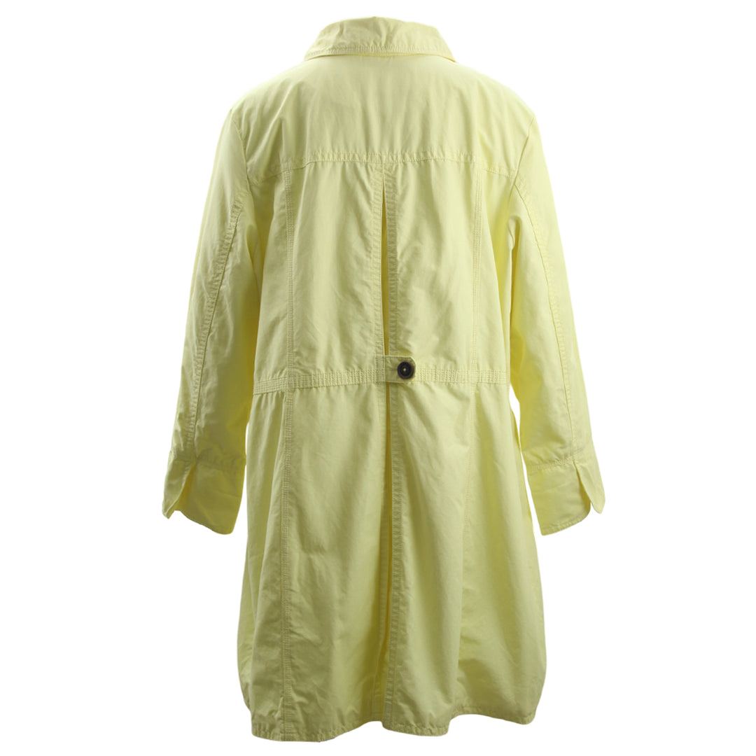 Ladies Eddie Bauer Yellow Trench Coat