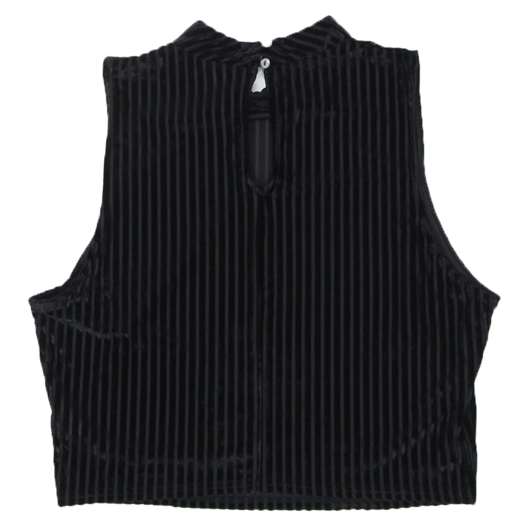 Ladies Black Sleeveless Top