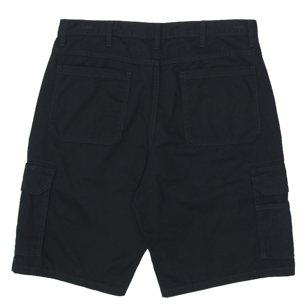 Mens Wrangler Black Cargo Shorts