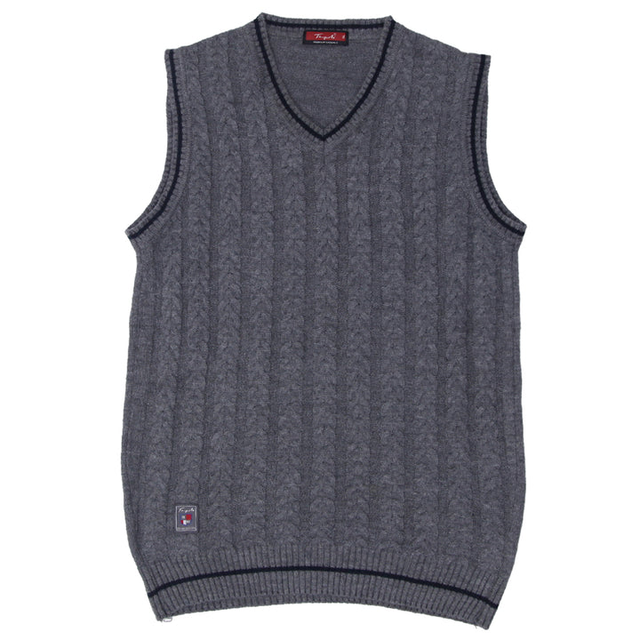 Mens Taupoli V-Neck Sweater Vest