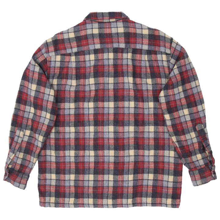 Mens Pendleton 100% Pure Virgin Wool Flannel Shirt