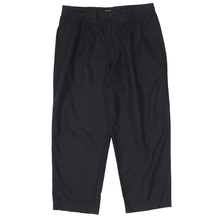 Mens Claiborne Black Linen Pants