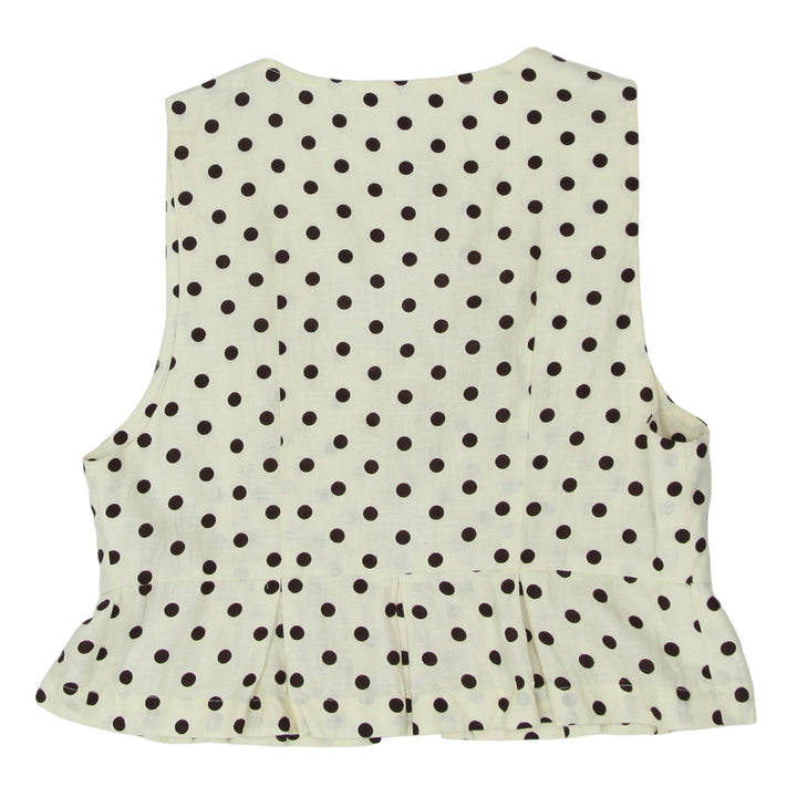 Ladies Polka Dot Sleeveless Top