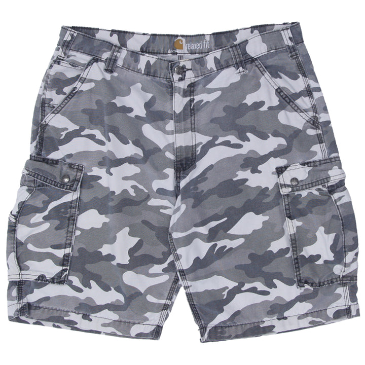 Mens Carhartt Relaxed Fit Camouflage Cargo Shorts