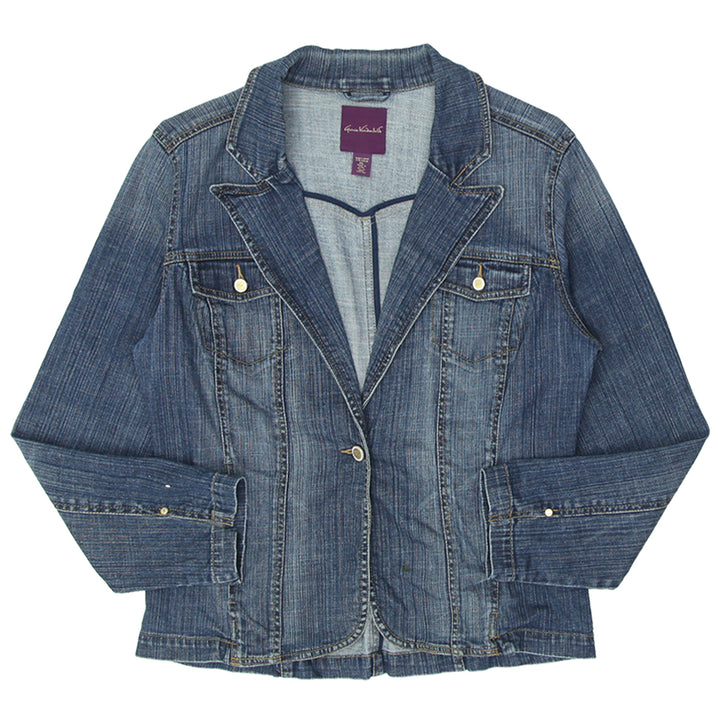 Y2K Gloria Vanderbilt Denim Blazer / Jacket