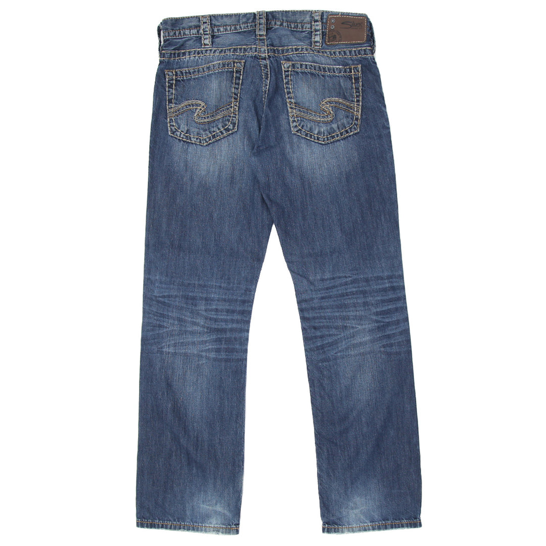 Mens Y2K Silver Jeans Nash Heritage Jeans