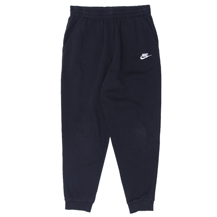 Boys Youth Nike Embroidered Fleece Black Jogger Pants