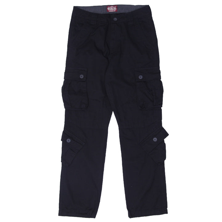 Mens Matchstick Cargo Pants Black