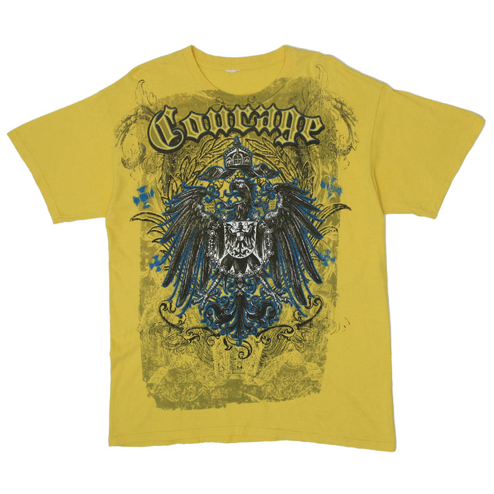 Mens Y2K Courage Imperial Eagle Graphic T-Shirt