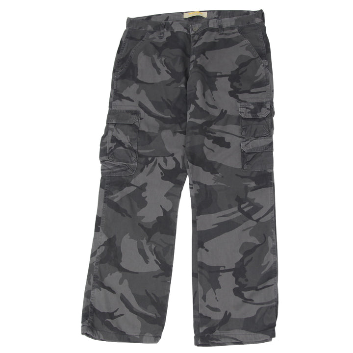 Mens Wrangler Camouflaged Cargo Pants